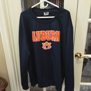 Stadium Athletics Auburn AU Navy Orange Crewneck Polyester Sweatshirt XXL NWOT